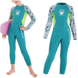 X MANTA Girls Long Sleeve Diving Swimsuit